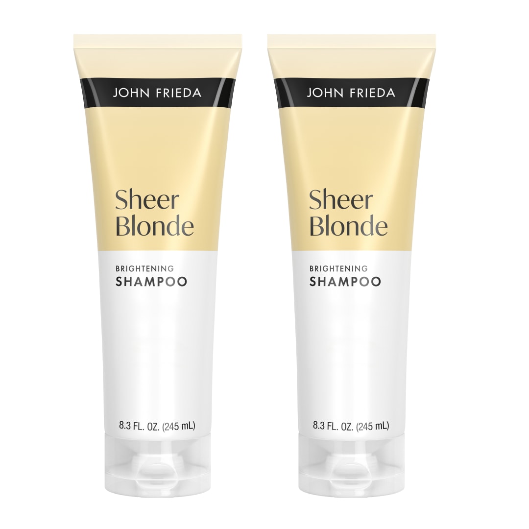 John Frieda Sheer Blonde Brightening Shampoo, 8.3 fl oz, Pack of 2