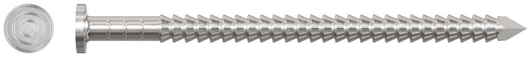 Simpson Strong-Tie T4KR51 Premium Siding Nail — 1-1/2-in. x 5/32-in. Head Dia., Type 316 Stainless Steel (1 lb.) (Pack of 800)