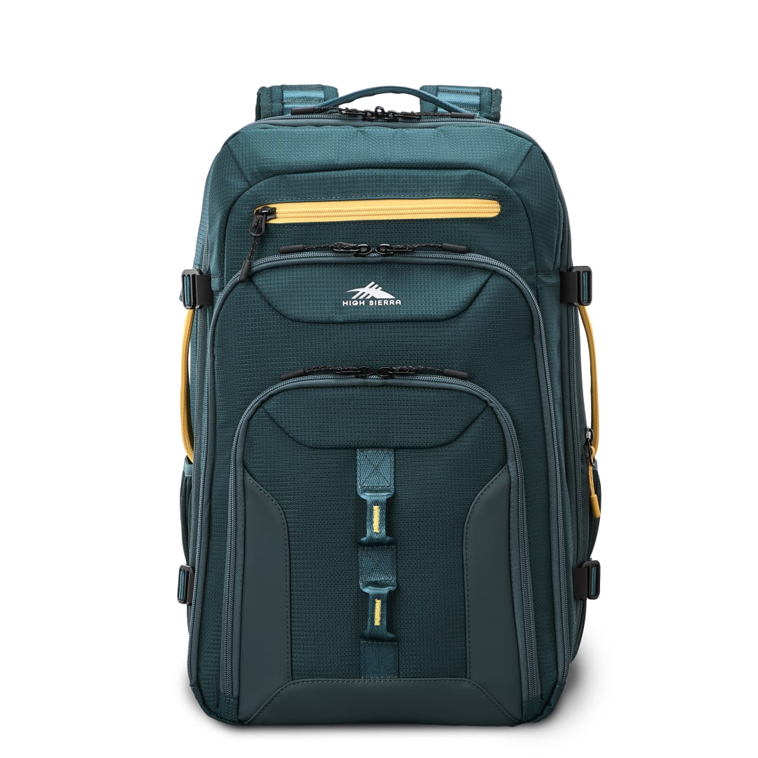Hi-Life Travel Backpack - Green/Yellow