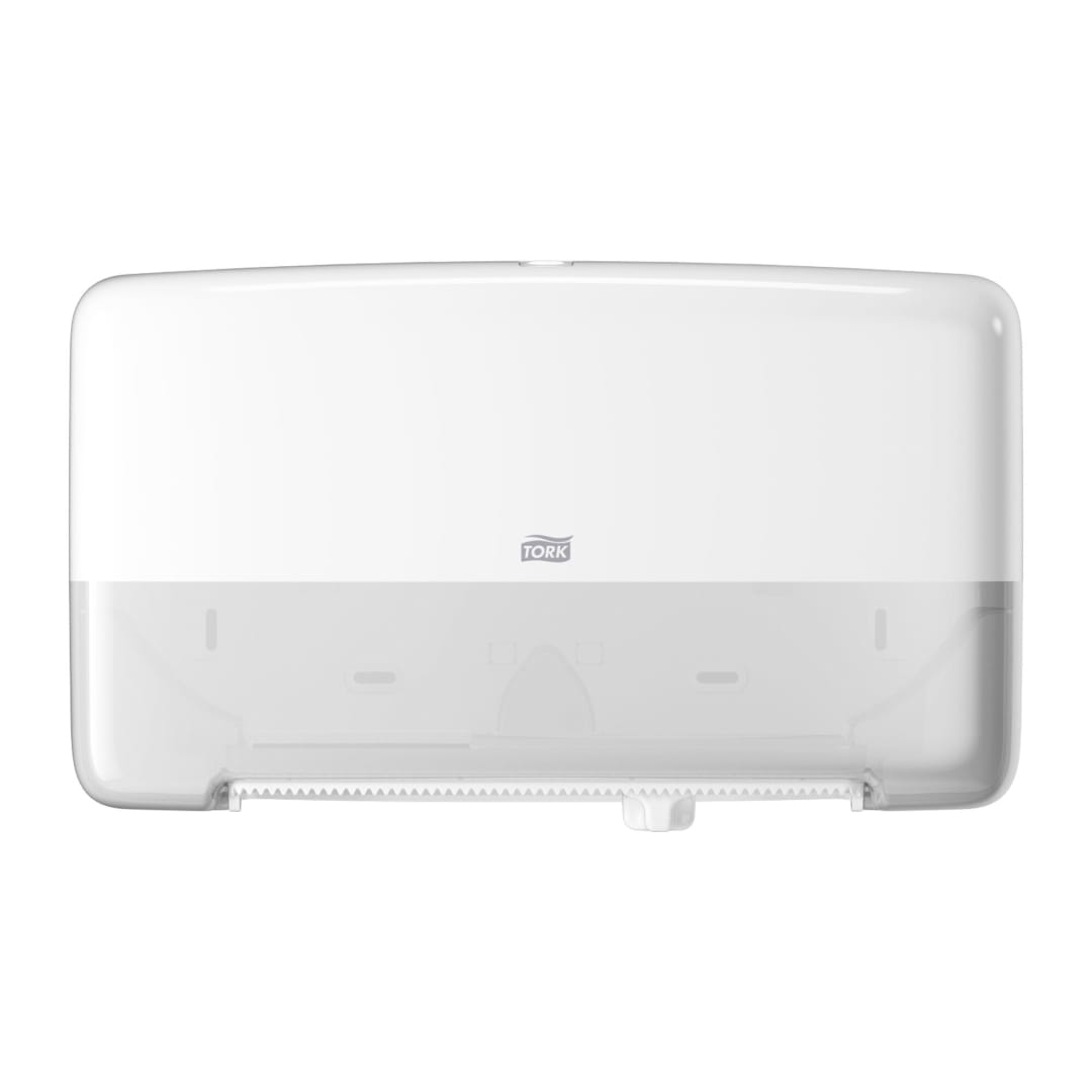Tork Twin Mini Jumbo Toilet Roll Dispenser