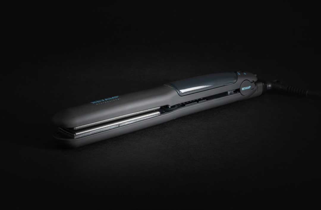 REVAMP Steam Care Hair Straightener
