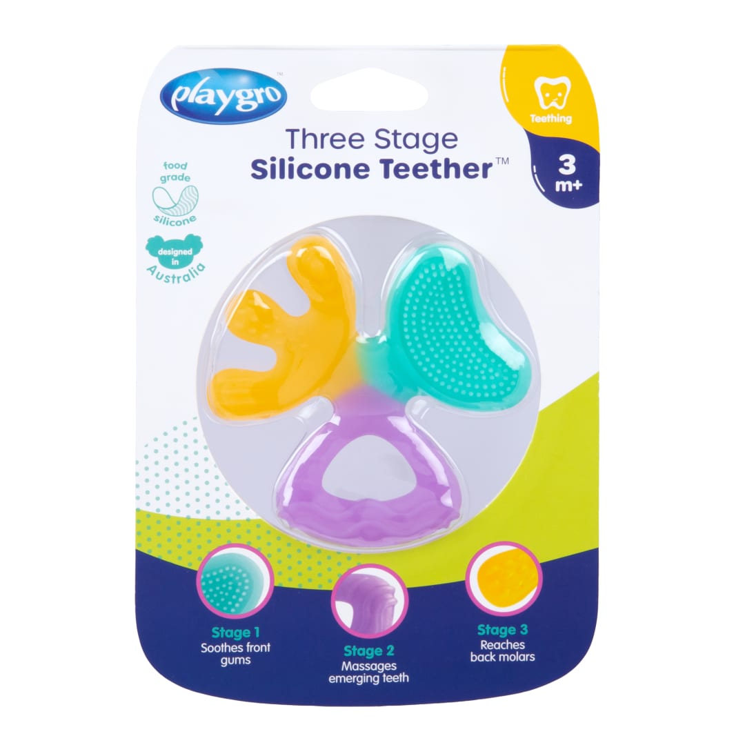 Three Stage Silicone Teether