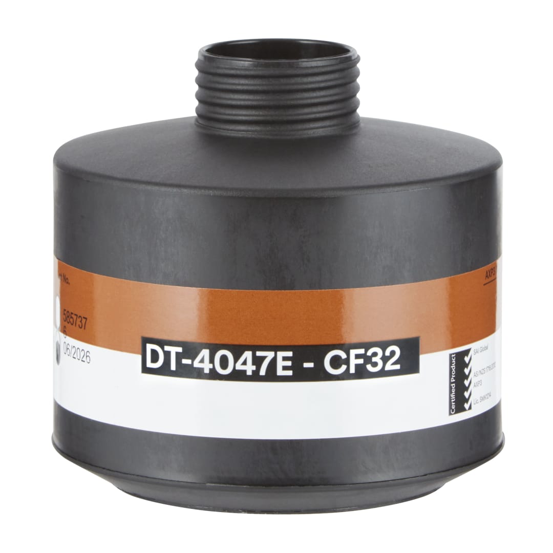 3M™ DIN Dişli Gaz/Buhar Kartuşu ve Partikül Filtresi CF32 AXP3 R D, DT-4047E