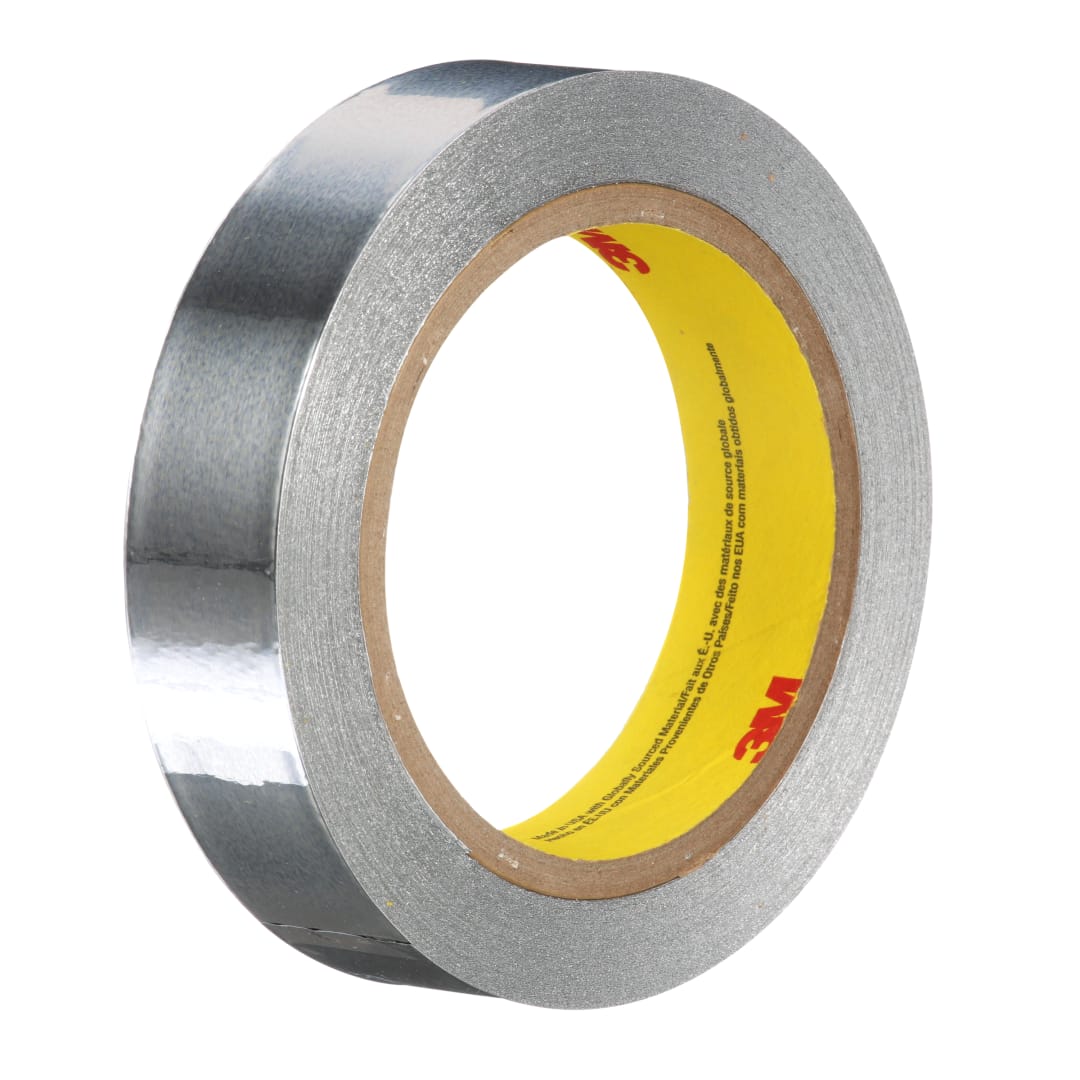 3M™ Alüminyum Bant 431, Gümüş, 50 mm x 55 m, 0.09 mm