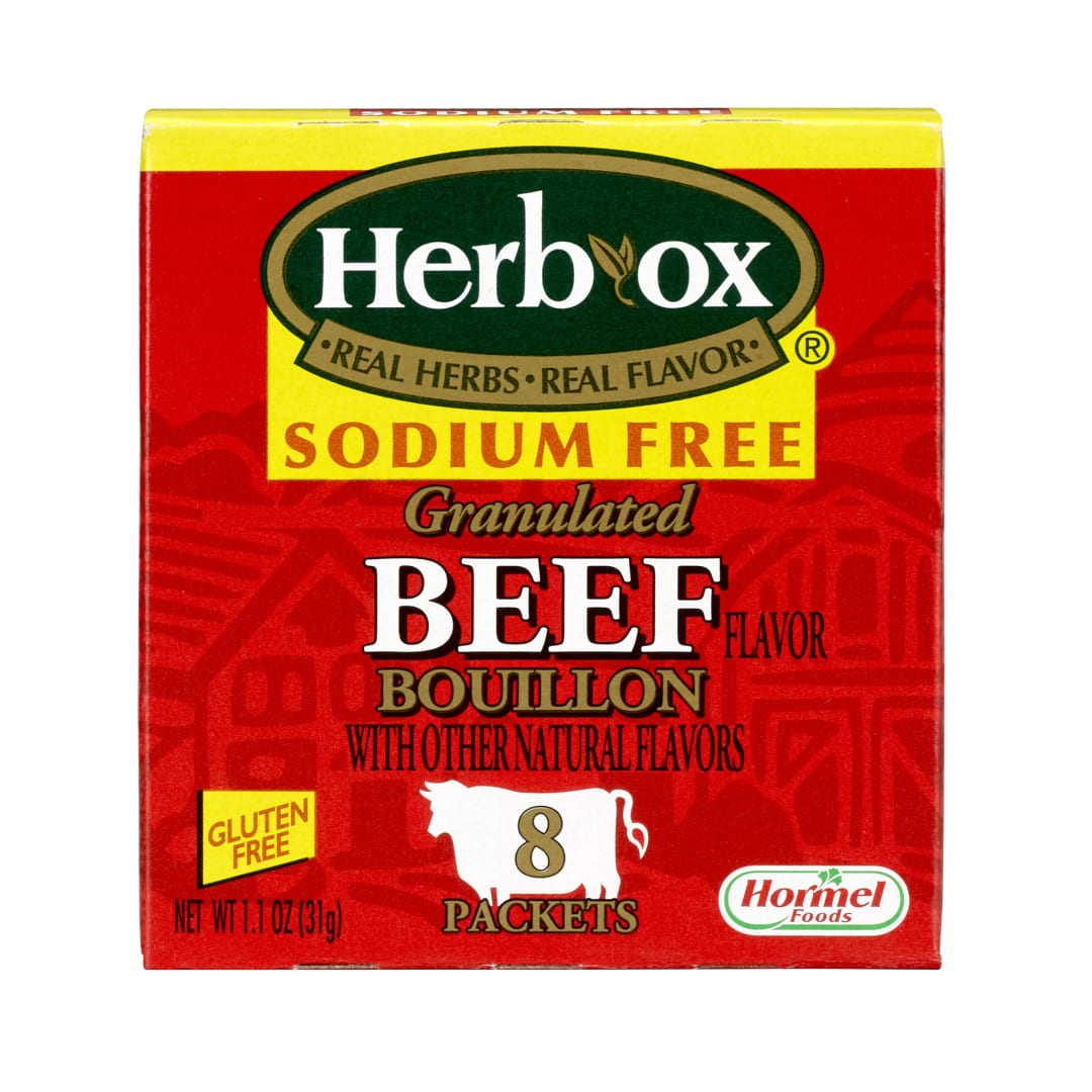 HERB-OX Instant Beef Sodium Free Packet