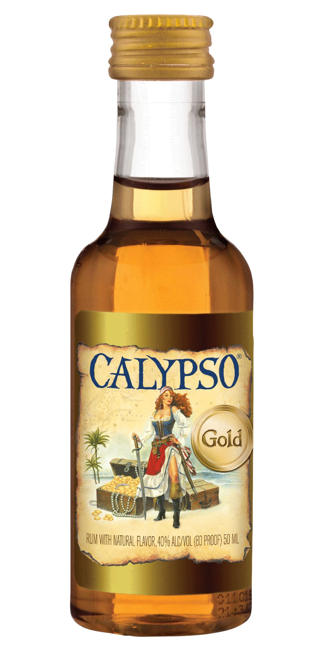 Calypso Gold Rum 50ml 80 Proof