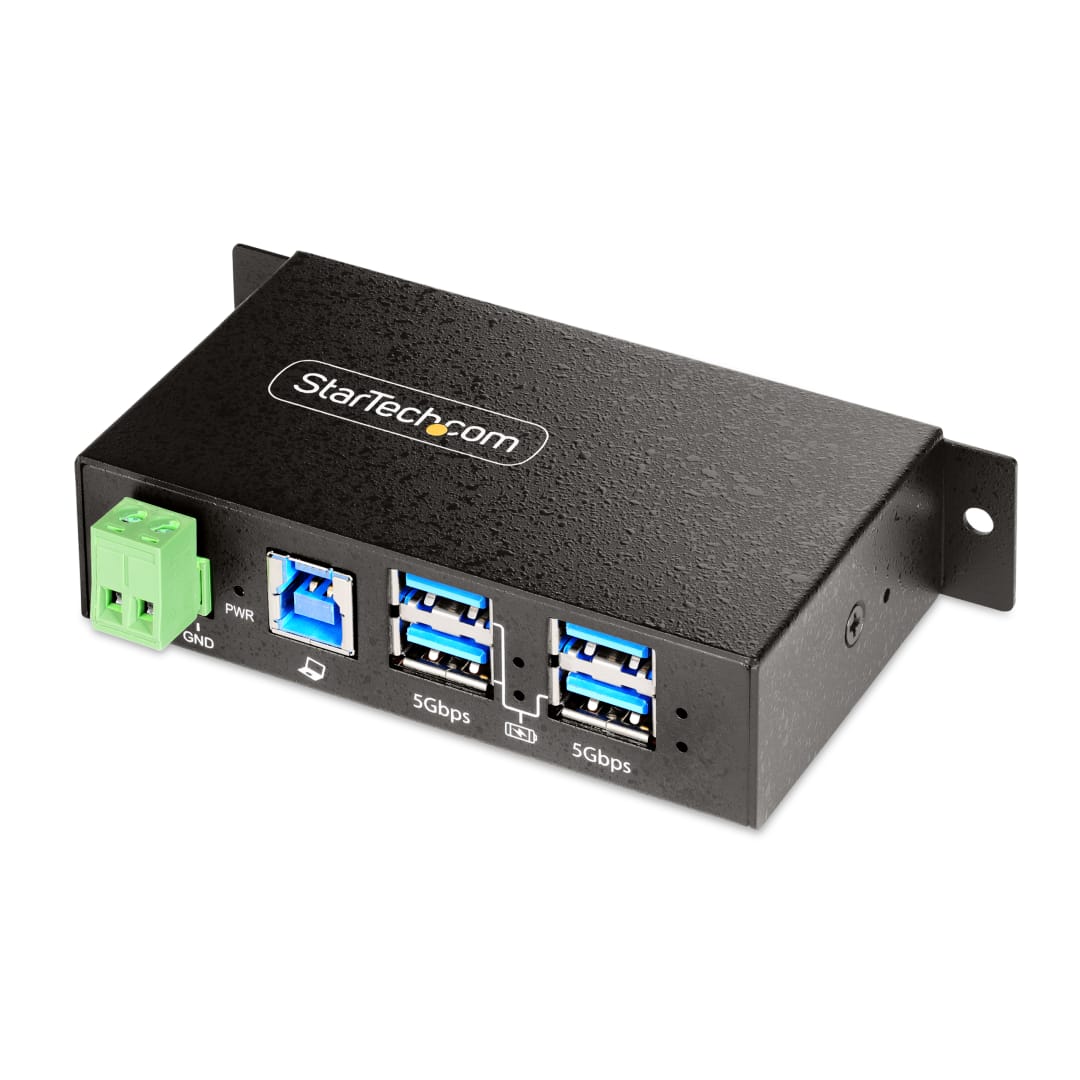 4 Port USB 3 1 Gen 1 5Gbps Industrial Managed Hub