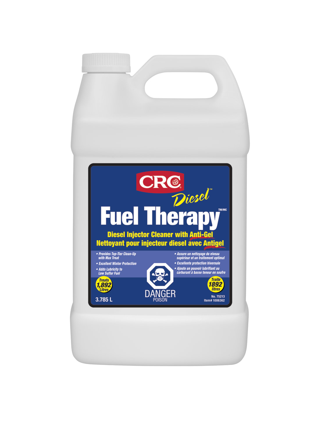 CRC Diesel Fuel Therapy Inj. Clnr w/ Anti-Gel (F/E) 1X3.785L