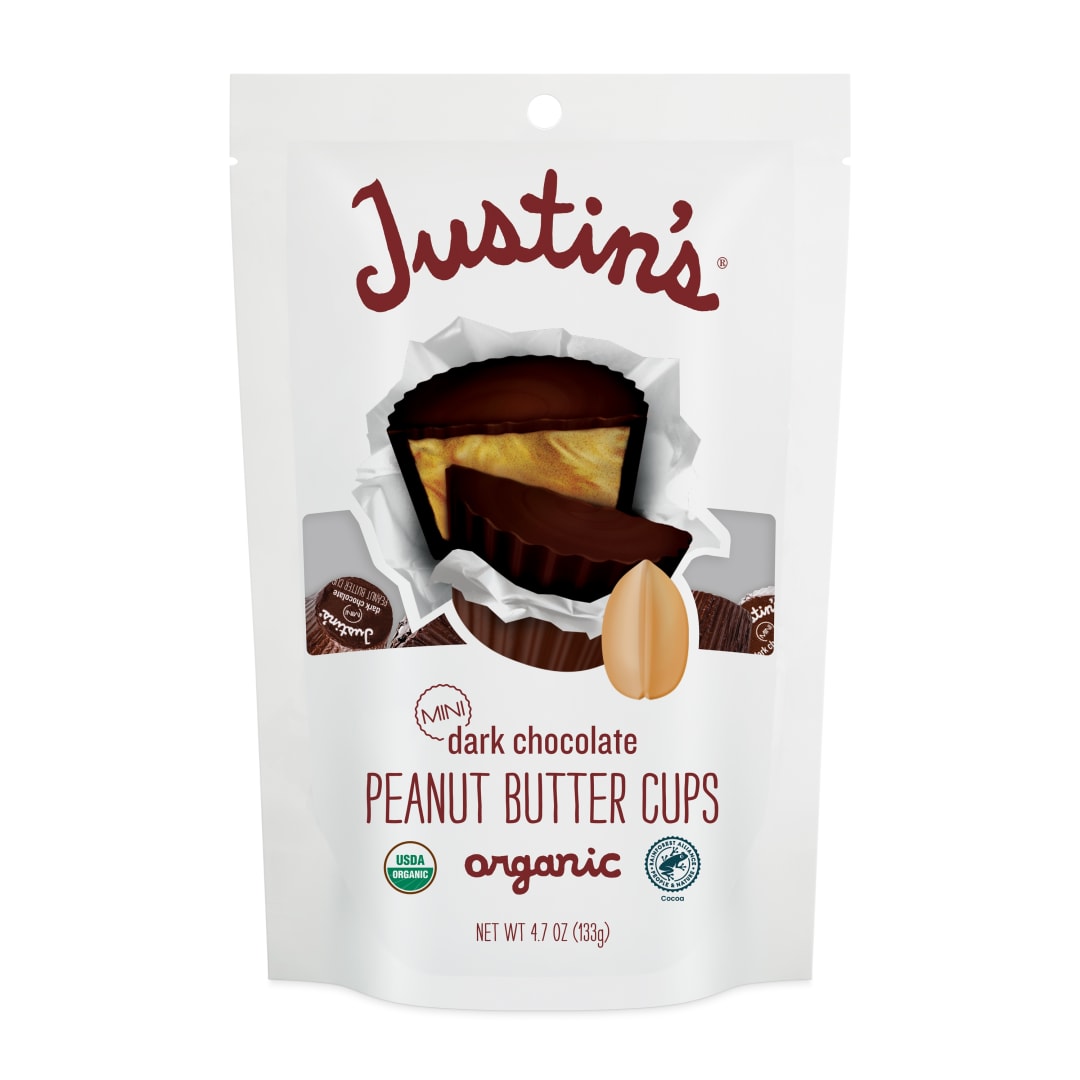 JUSTIN'S Dark Chocolate Peanut Butter Mini Cup