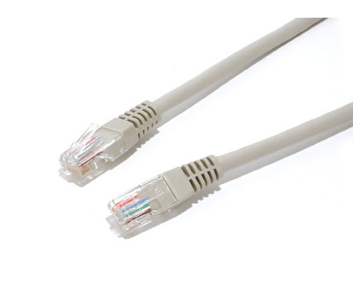 12 ft Gray Molded Cat5e  UTP Patch Cable