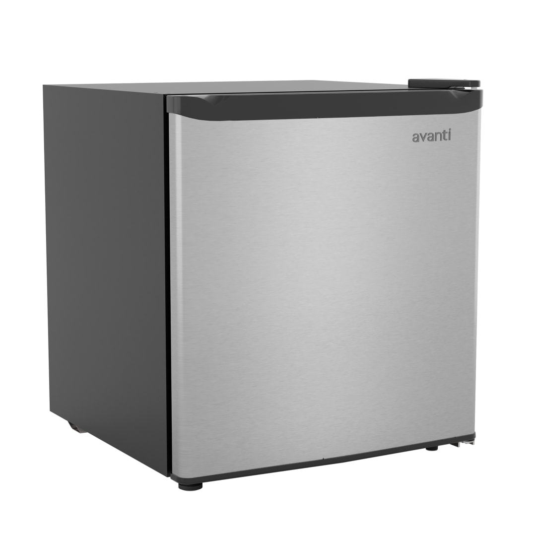 Avanti 1.6 Cu. Ft. Compact Refrigerator with Auto-Defrost, in Stainless (AVAR16F3S)