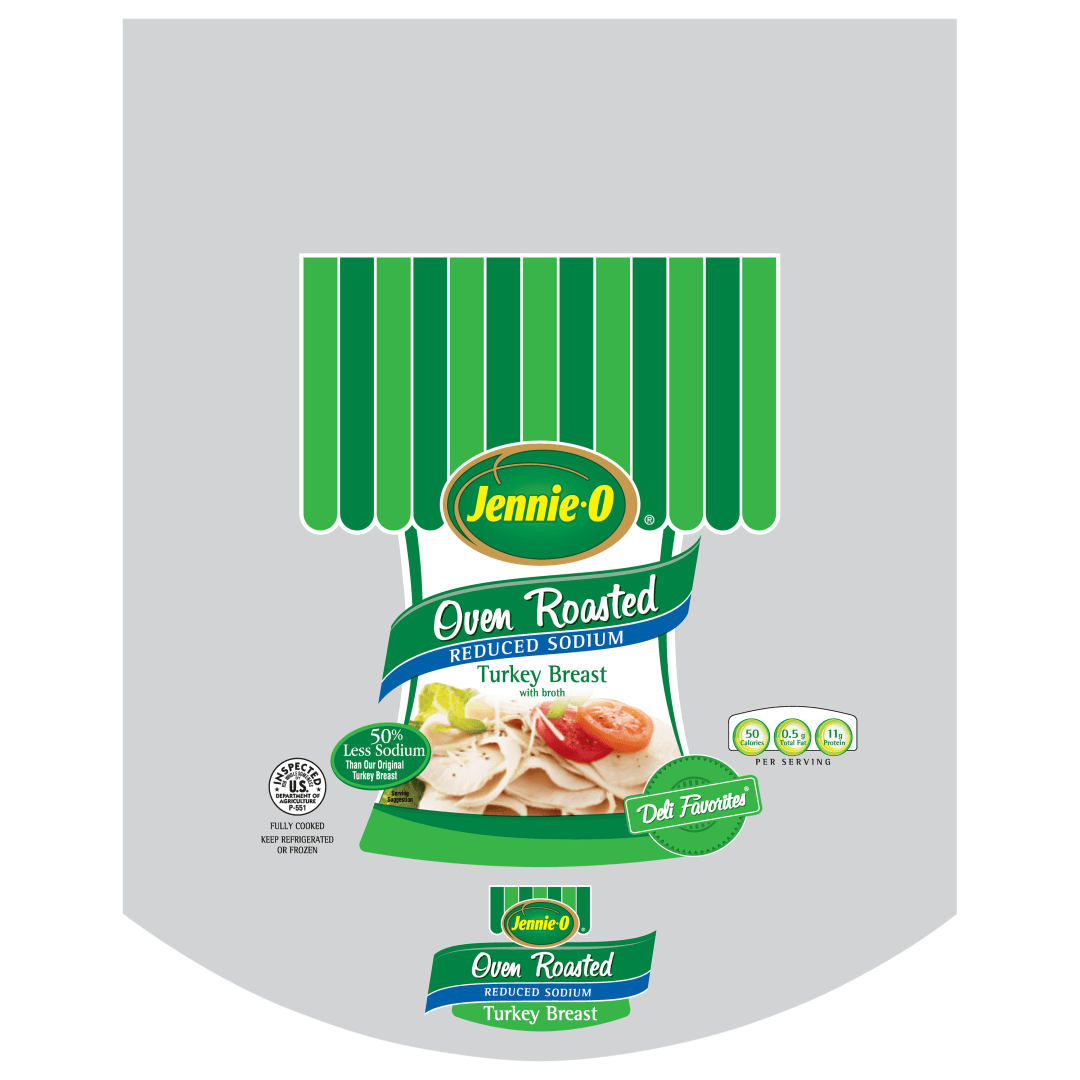 JENNIE-O DELI FAVORITES Oven Roasted Petite Turkey Breast Red Sod