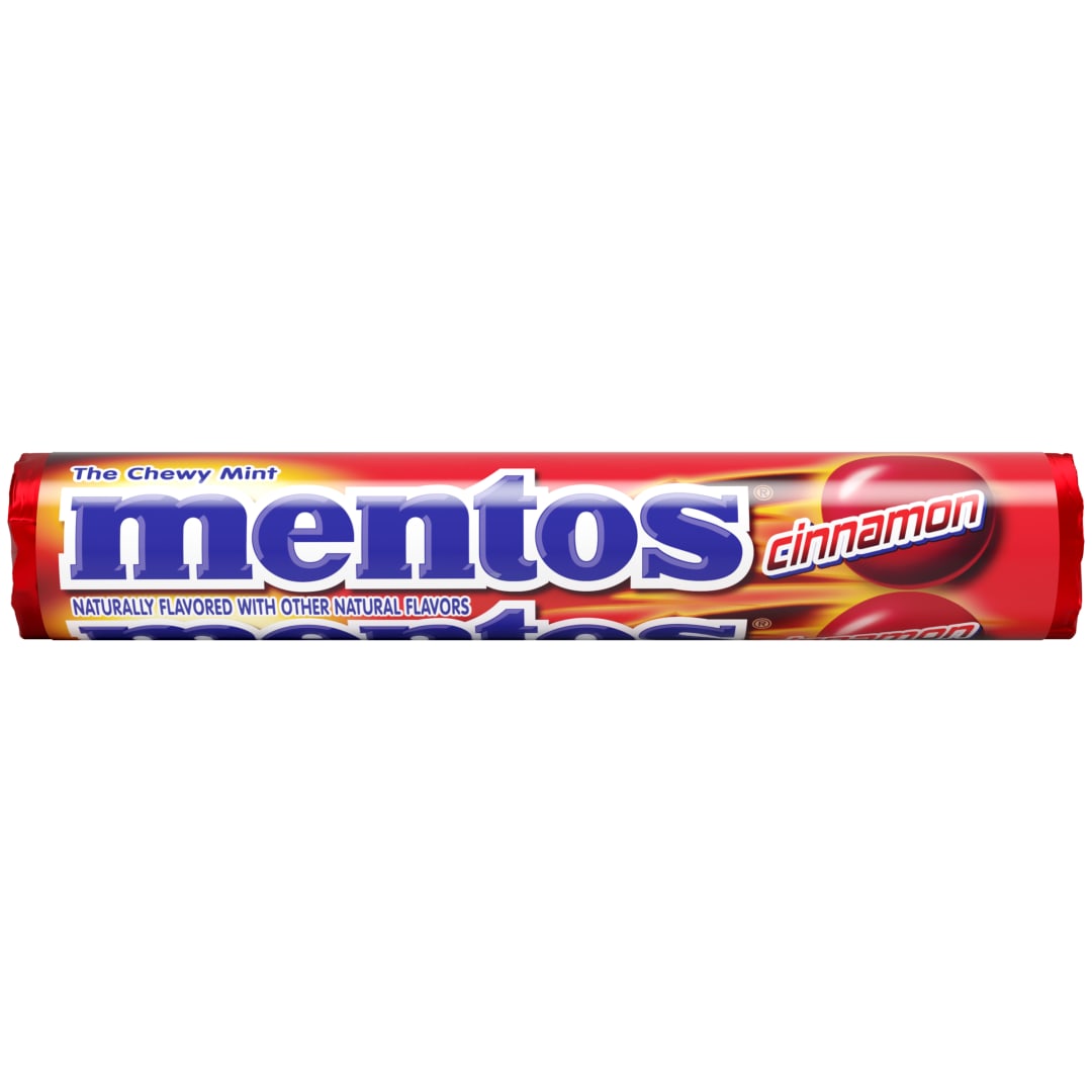 Mentos Chewy Mints Cinnamon 11 pc Single Roll