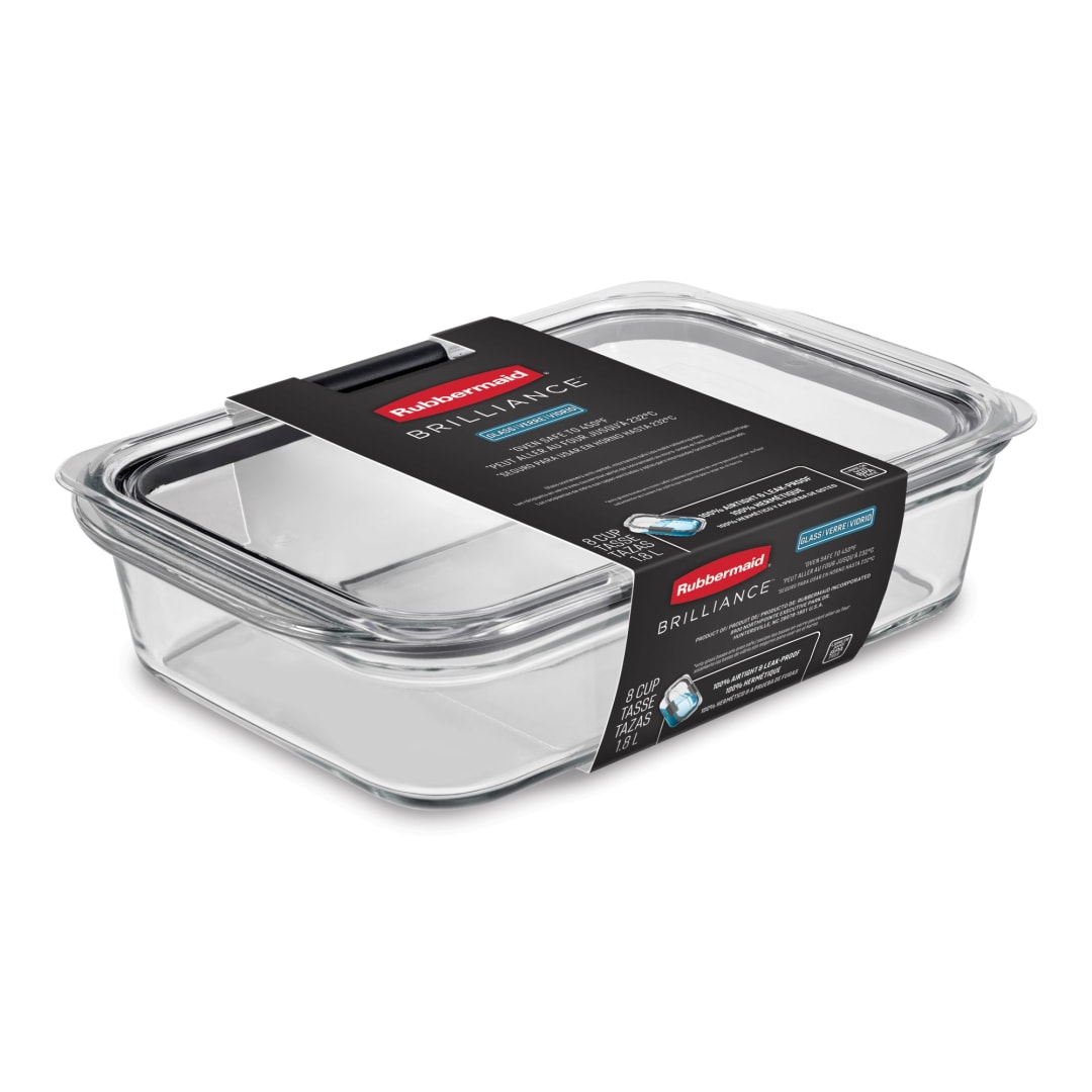 Rubbermaid® Brilliance® Food Storage Container, 8.0 Cup