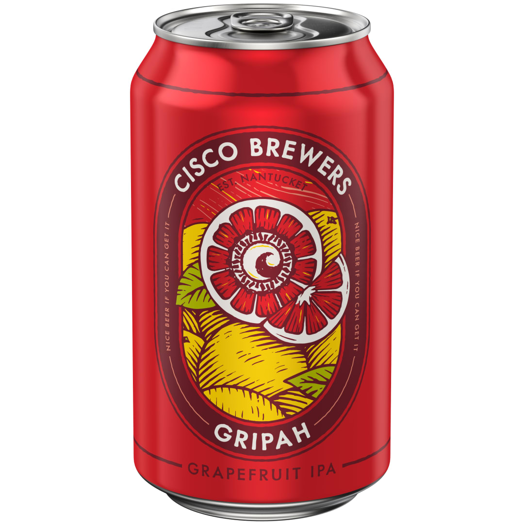 Cisco Brewers Gripah Grapefruit IPA, 12 fl. oz. Can