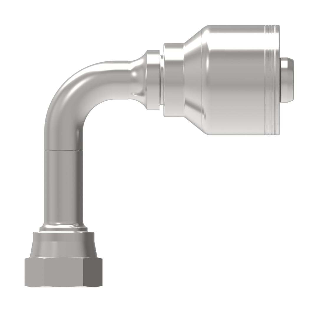 Aeroquip 3/4 Female ORS 90 Degree Long X 3/4 Hose Fitting 4 Way
