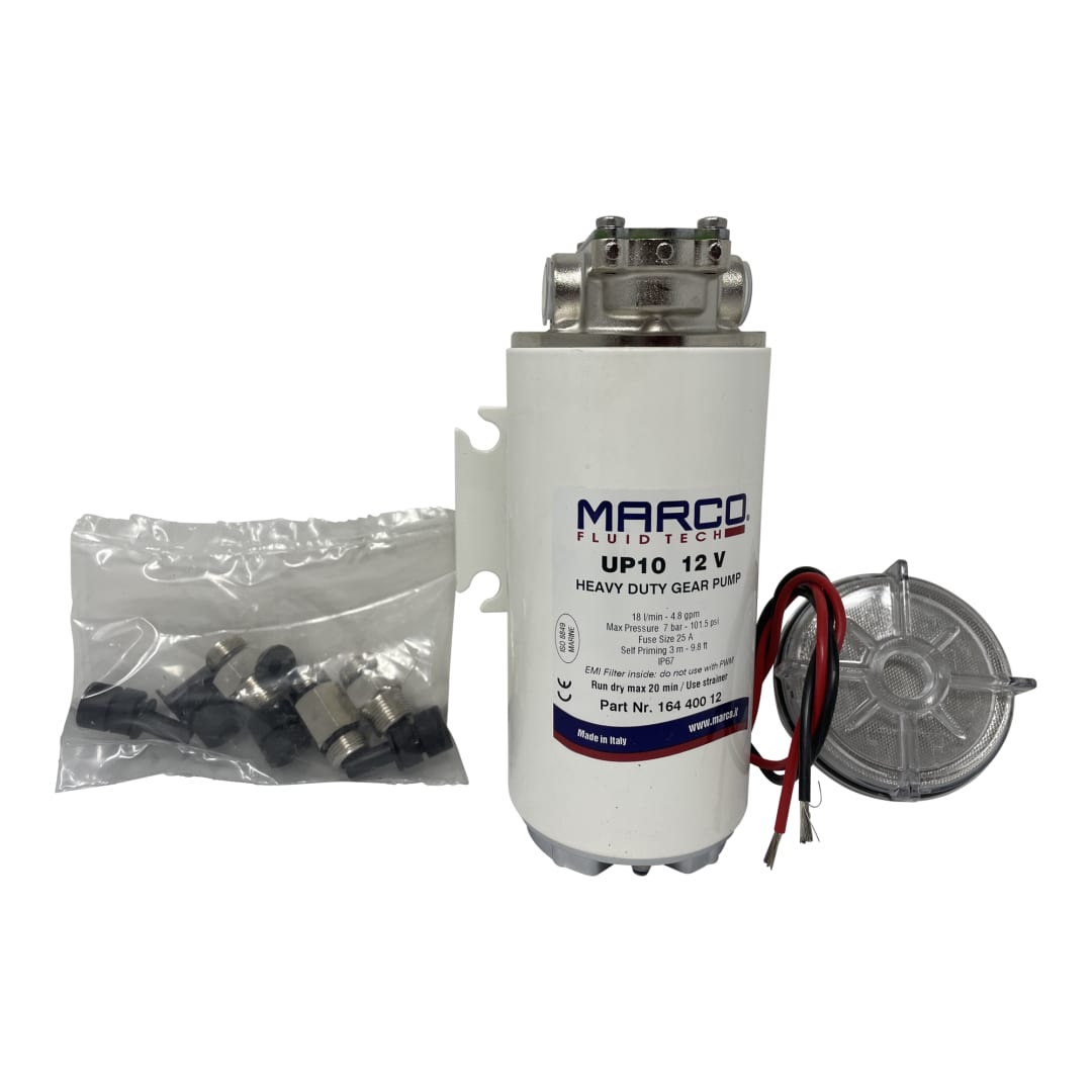 Wastebuilt® Replacement for Cusco Pump, Booster Marco UP10, 5 GPM 102 PSI 12 Volt, 3/8" BSP, 1/2" Hose