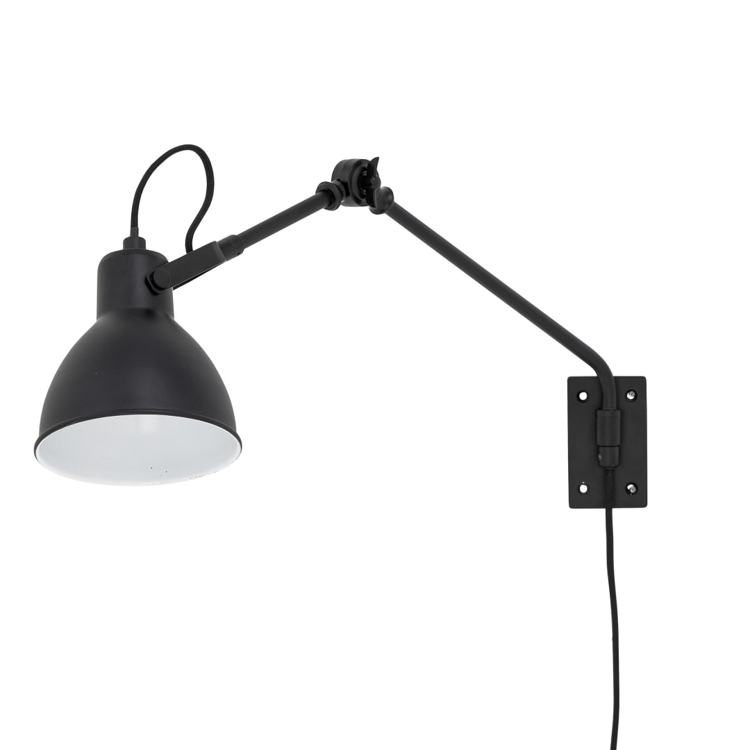82055671 - Jili Wall Lamp, Black, Iron STOCK: 5