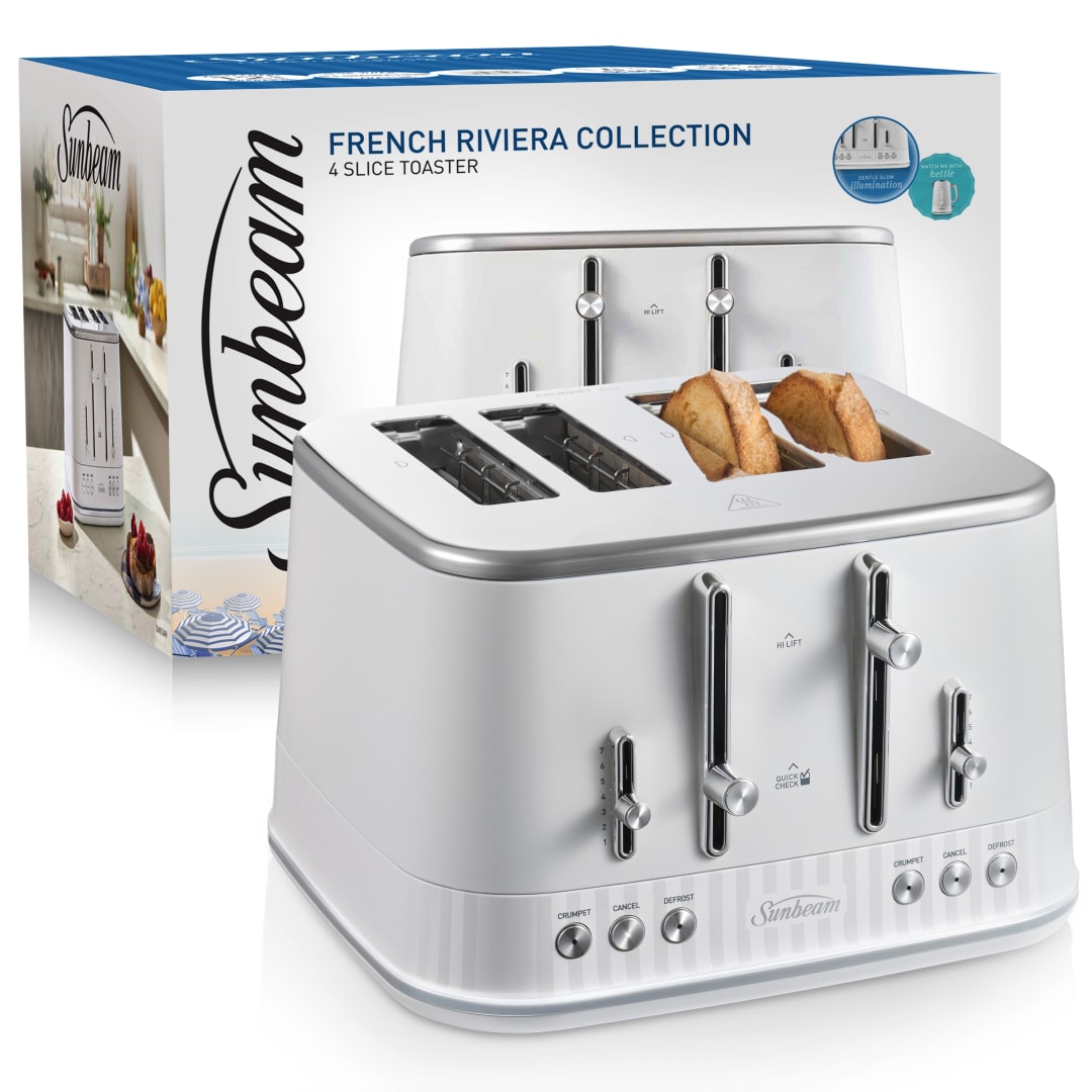 FRENCH RIVIERA  TOASTER WHITE