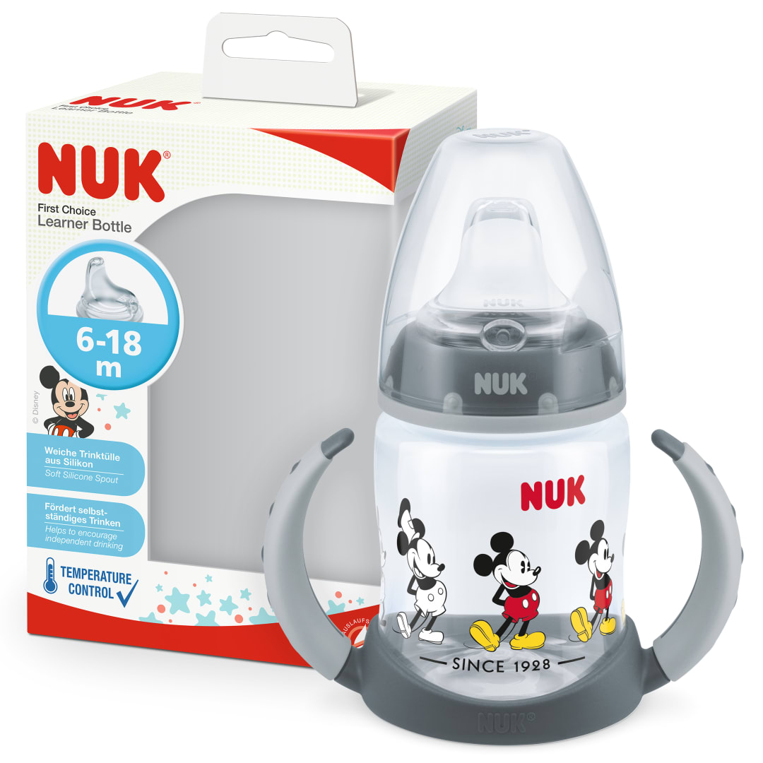 NUK MICKEY TRAINING BOTTLE TEMP CONTROL