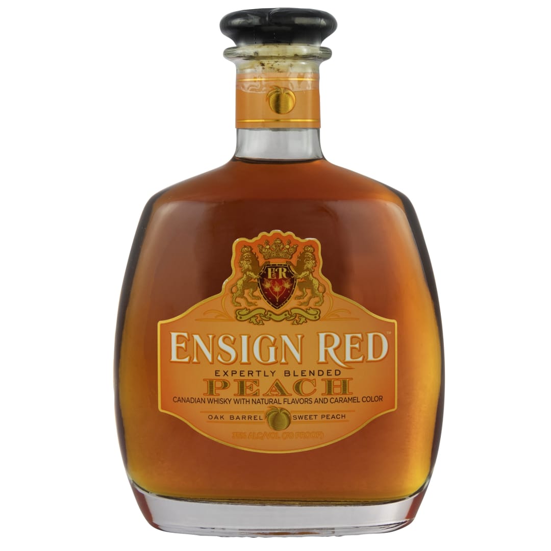 Ensign Red Peach Canadian Whisky 750ml 70 Proof