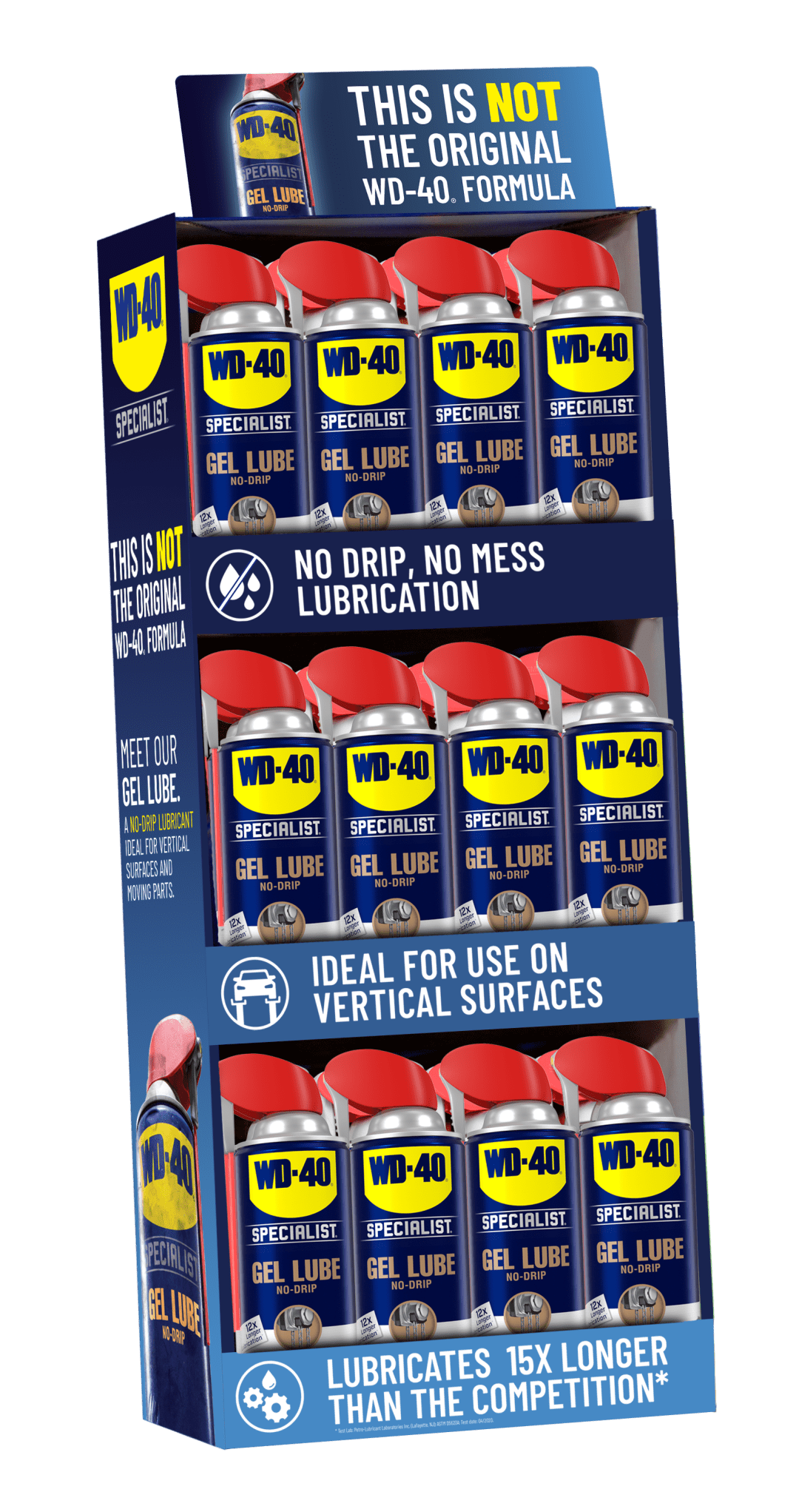 WD-40 Specialist® Gel Lube 10 oz., No-Drip Gel for Garage Doors &amp; Equipment [24ct Sidekick]