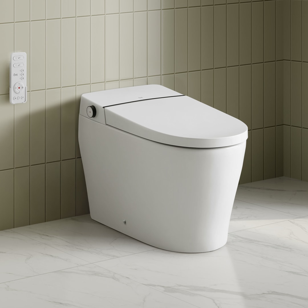 Ove Ella Dual-Flush Smart Bidet Toilet with Built-in Tank