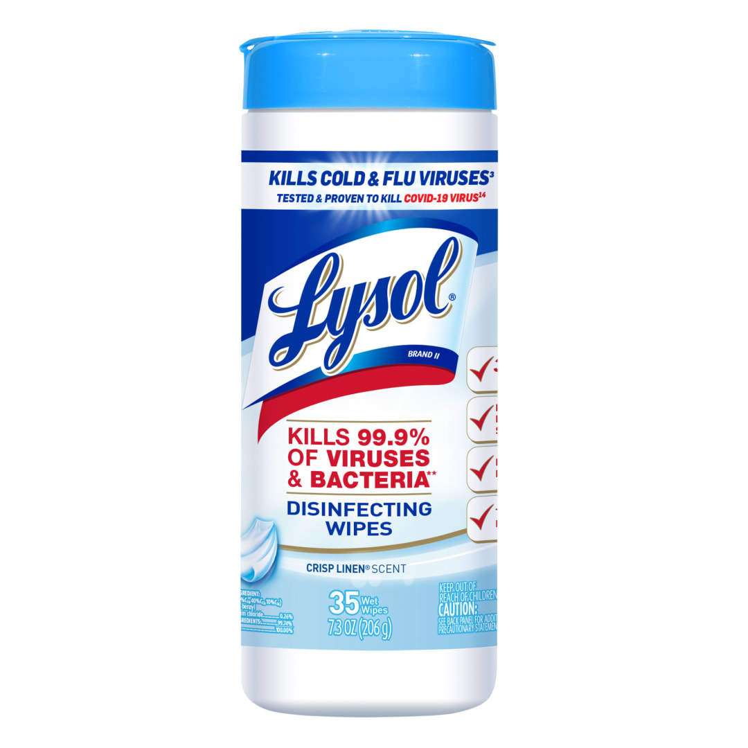 LYSOL® Disinfecting Wipes - Crisp Linen® 12/35 ct.