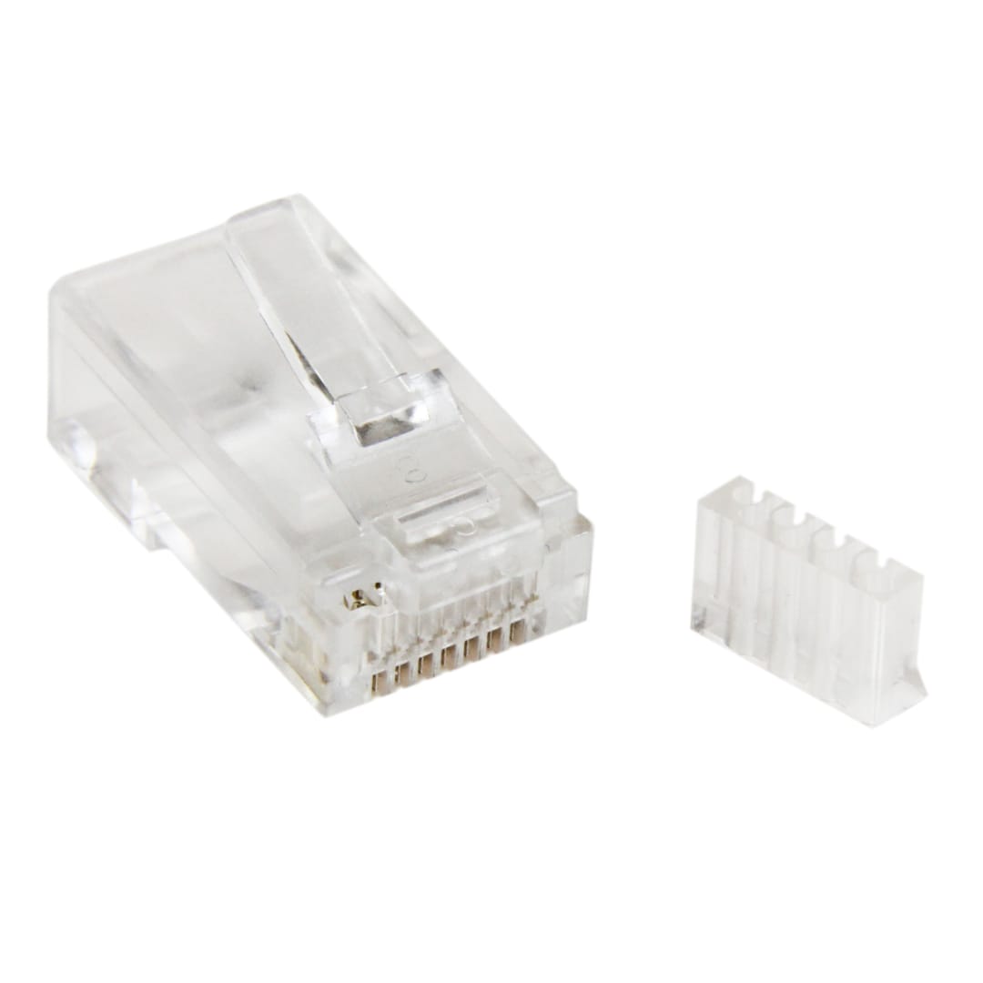 CAT6 RJ45 Solid Modular Plug Connector - 50 Pack
