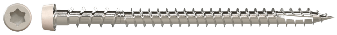 Simpson Strong-Tie DCU234S316GR05 Deck-Drive™ DCU COMPOSITE Screw (Collated) — #10 x 2-3/4 in. Type 316, Gray 05 (1000-Qty)
