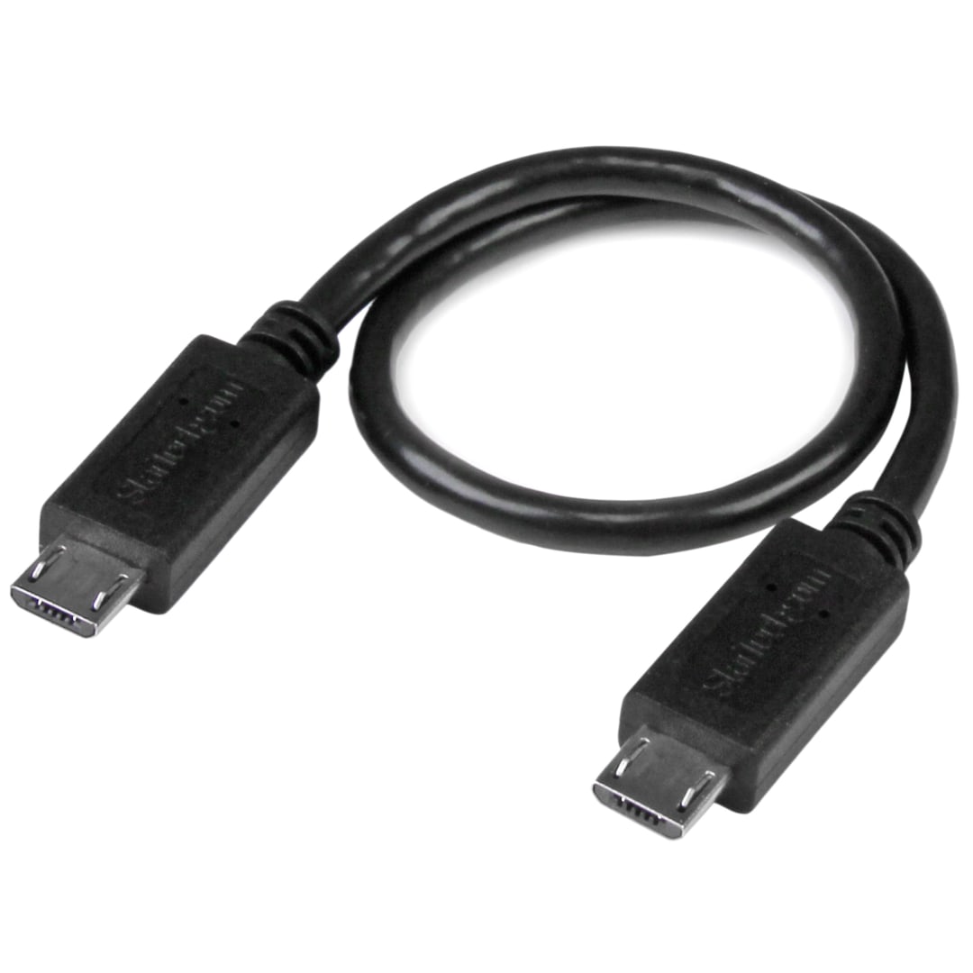 8in Micro USB to Micro B OTG M M Cable
