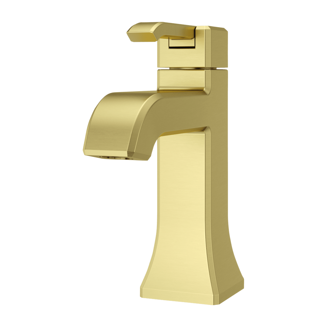 Park Avenue Single Control 4" Centerset Bathroom Faucet in Brushed Gold