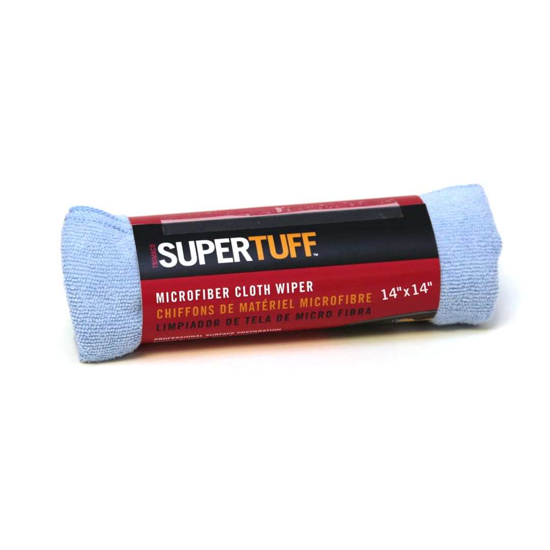 SuperTuff® Microfiber Wiping Cloths, 14"x14", 100pk