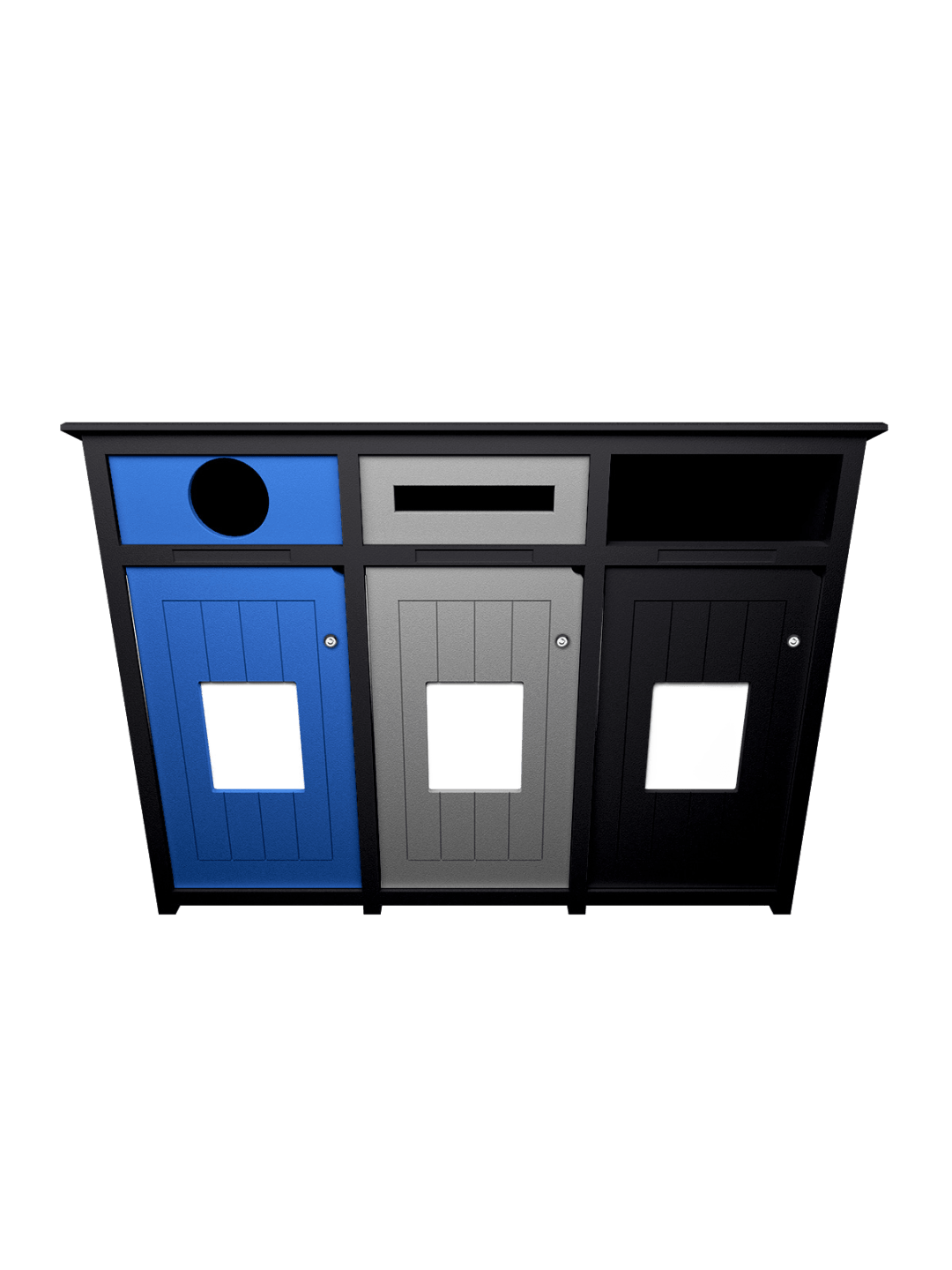  AURA - Triple - Unit - Circle-Slot-Full - Black-Blue-Grey-Black