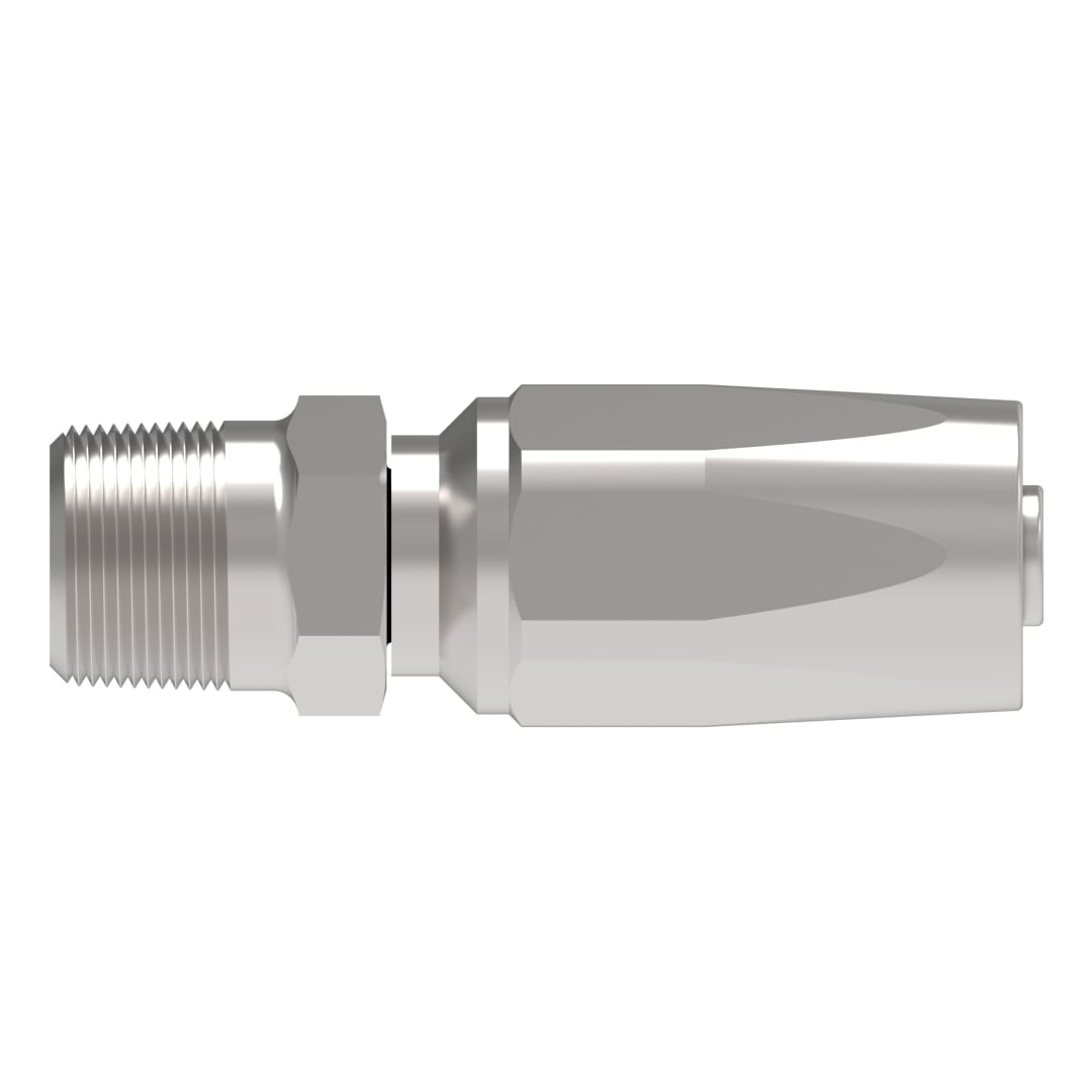 Aeroquip 1/4 NPT X 1/4 Hose, R1 Reusable Ttc