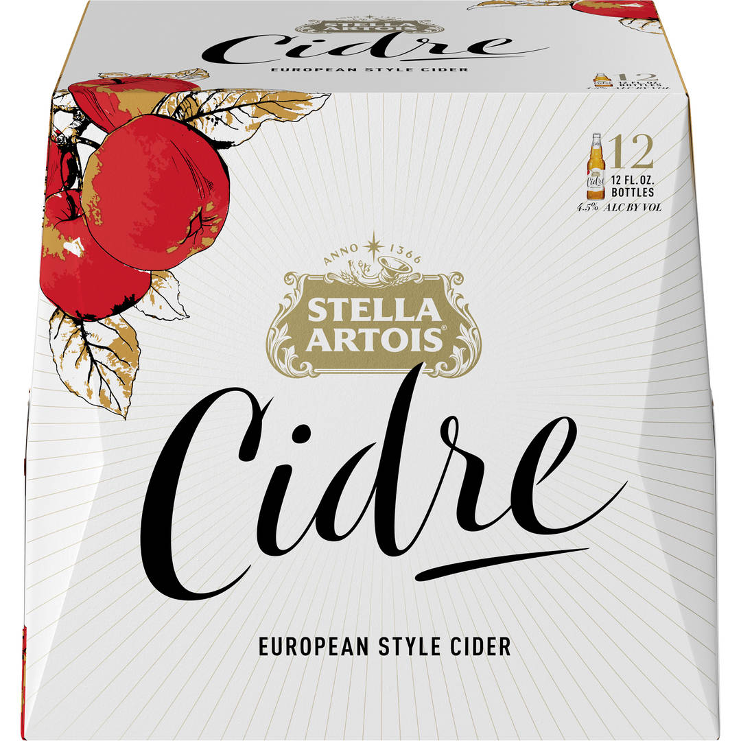 Stella Artois Cidre, European Style Hard Cider, 12 Pack - 12 FL OZ Bottles