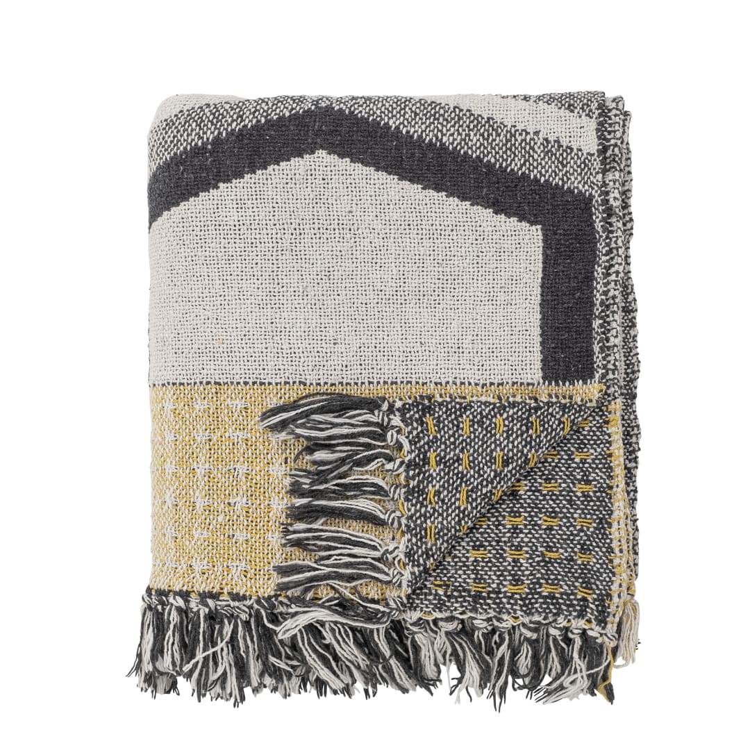82066148 - Annli Throw, Grey, Recycled Cotton STOCK: 118