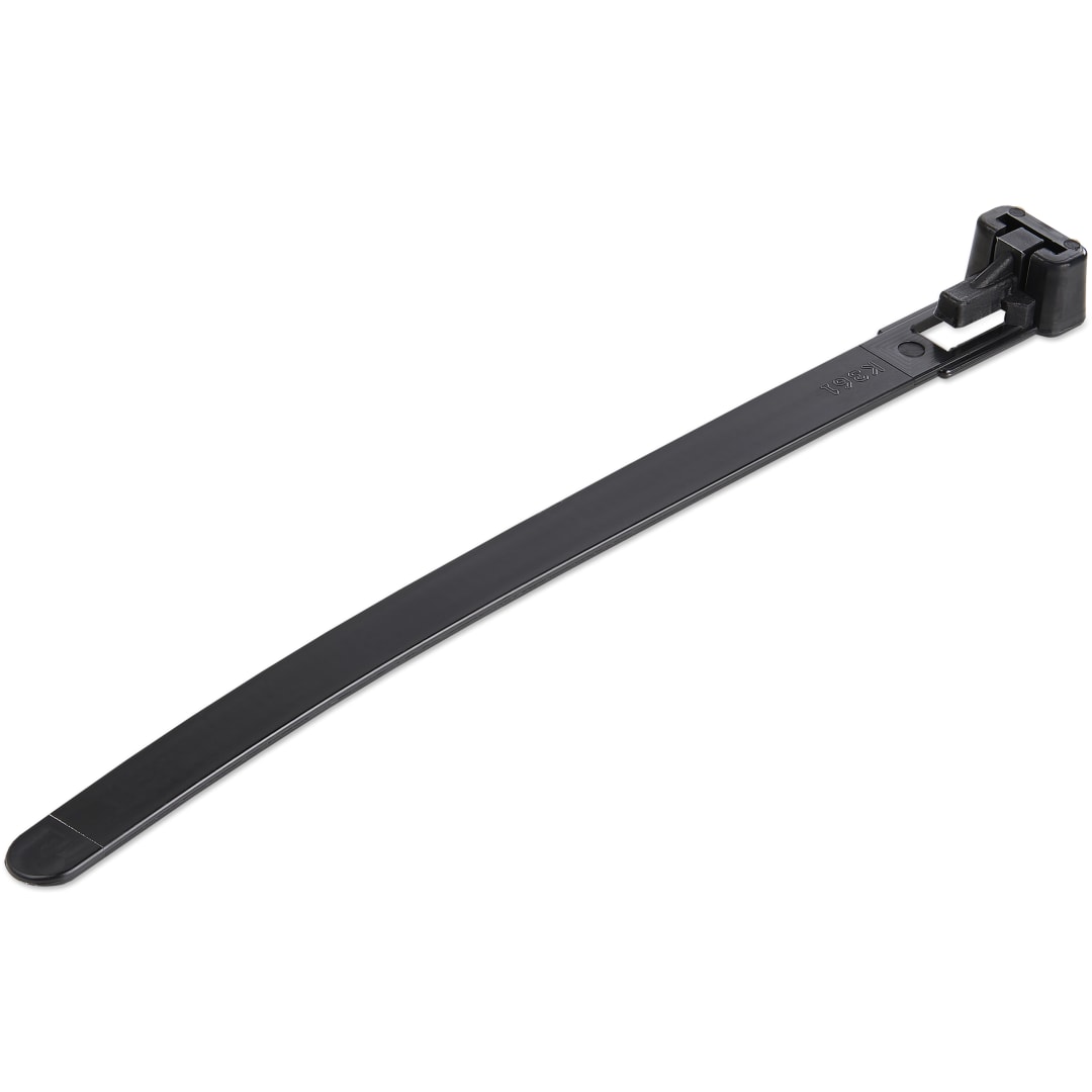 100 Pack of Releasable Zip Ties 5 Black