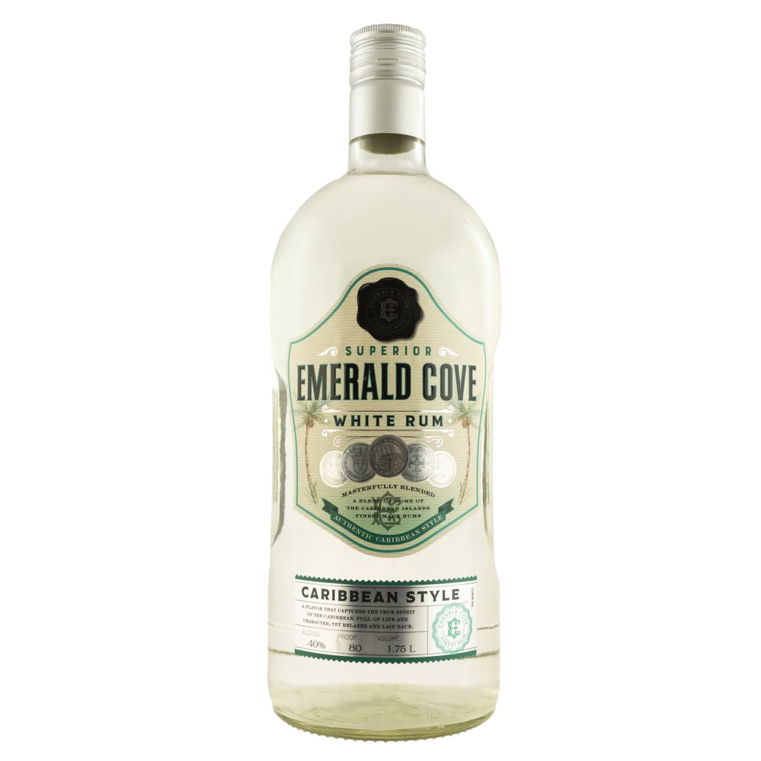 Emerald Cove Silver Rum 1.75l 80 Proof