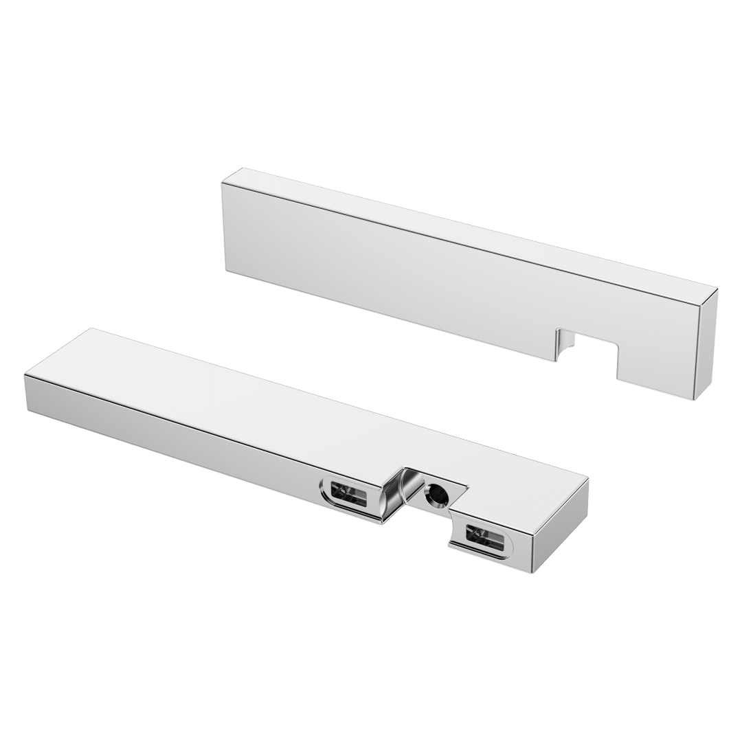 Verve Lever Handle Kit for Wall Mounted Tub Filler in Polished Chrome