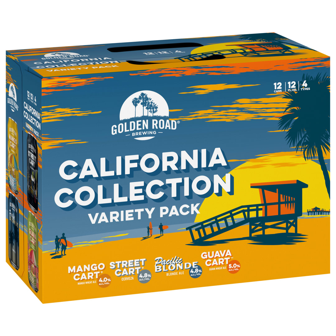 Golden Road Brewing California Collection Beer Variety Pack 12 - 12 fl oz Cans