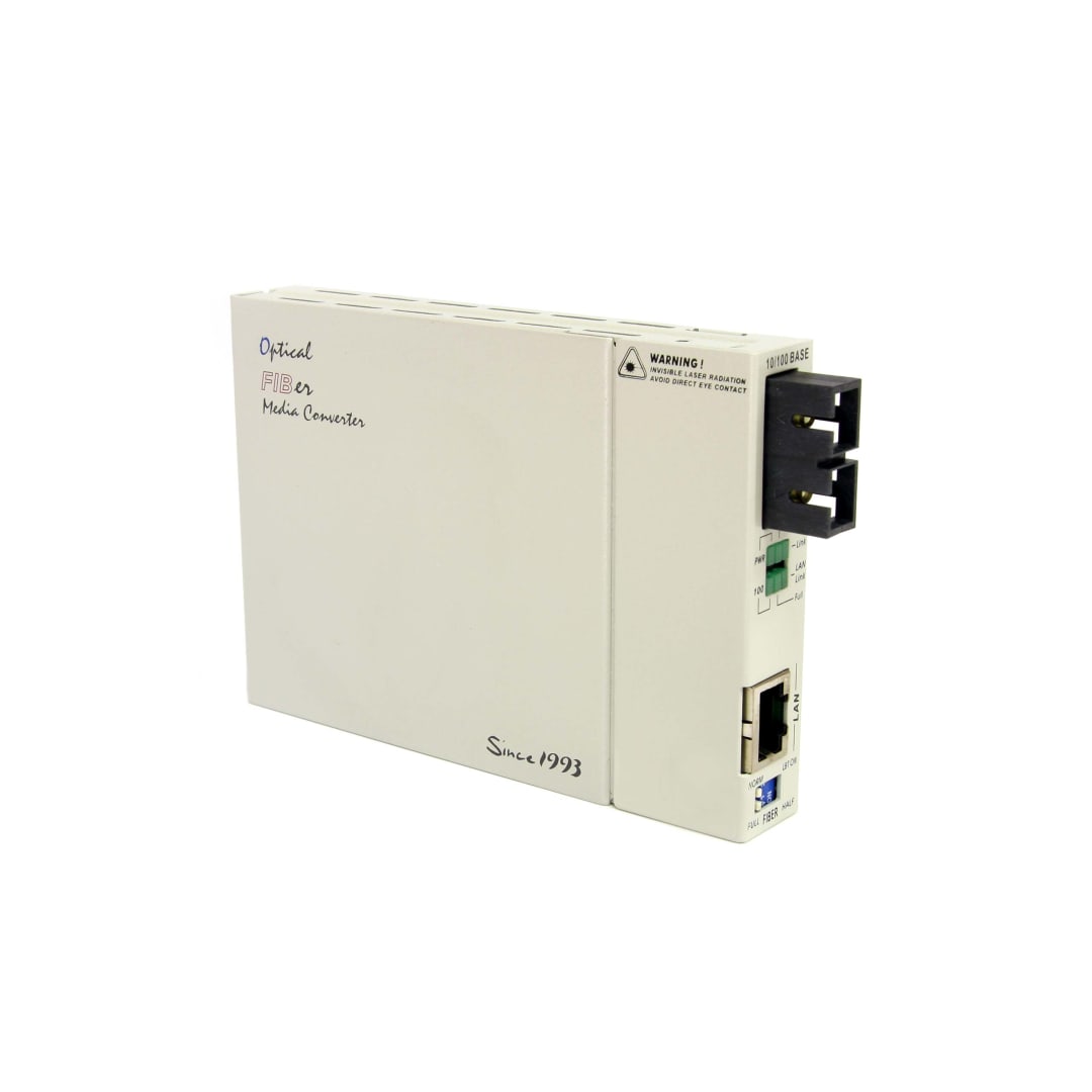 10/100 Mbps SC Fiber Media Converter