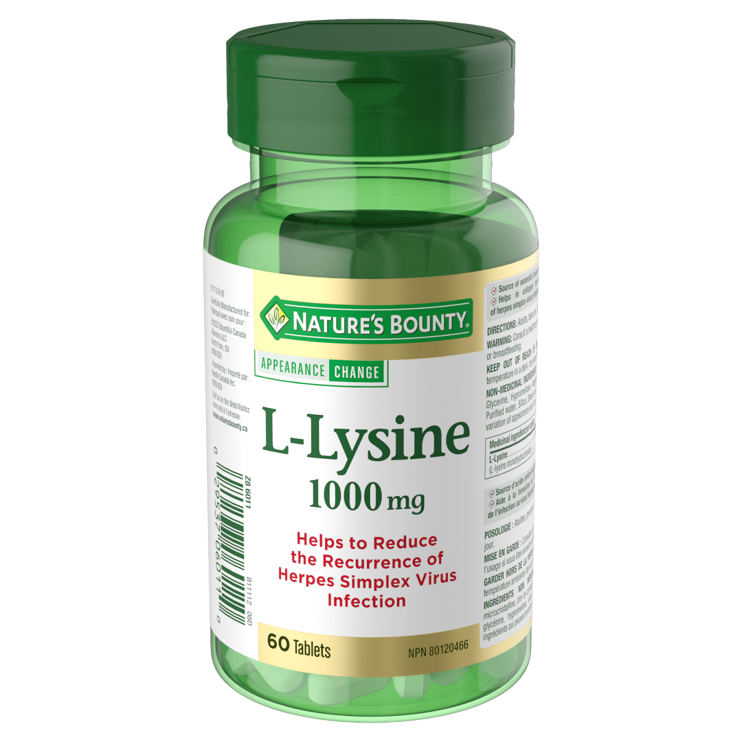 NBTY L-Lysine 1000mg 24x60 TAB CA