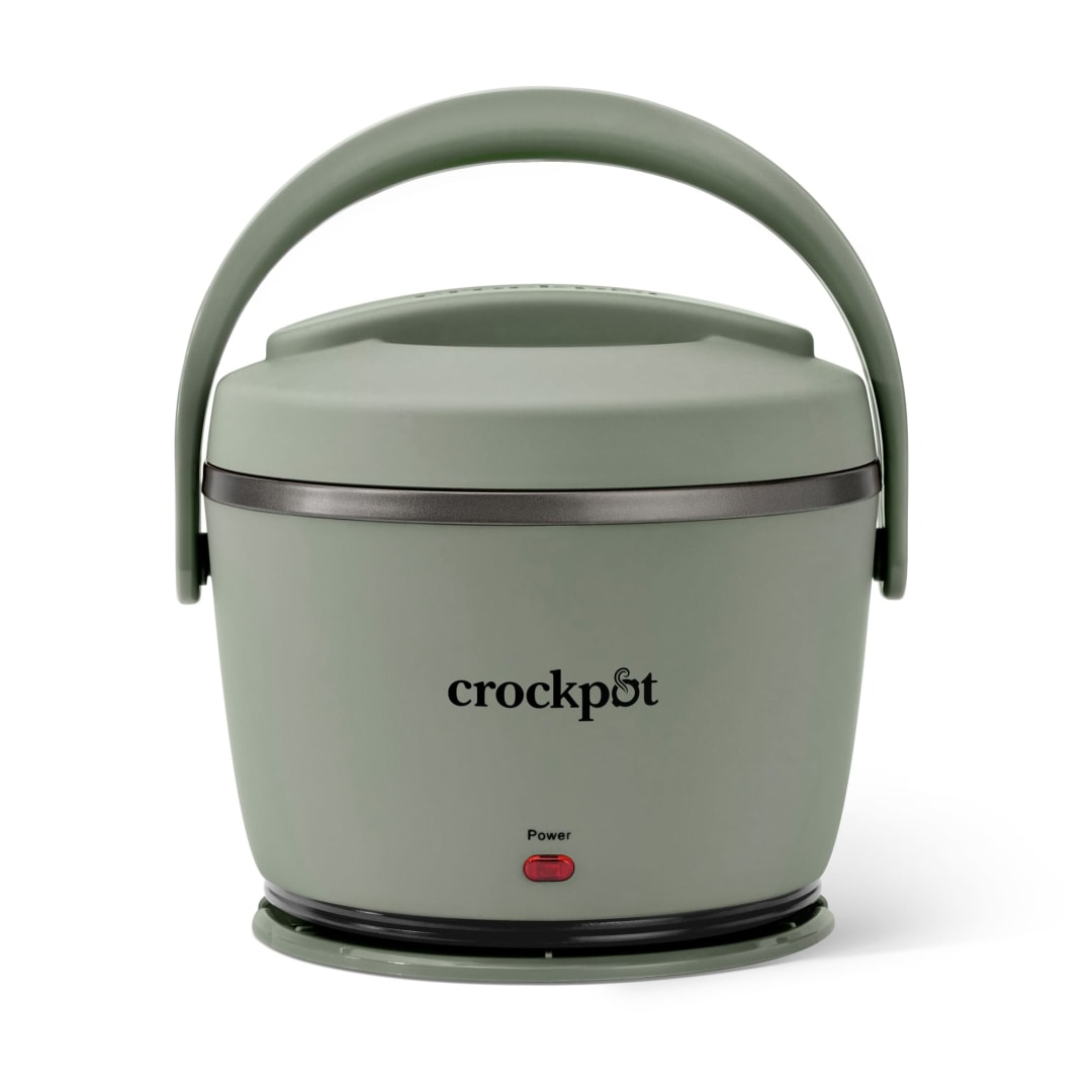 Crockpot® Electric Lunch Box, Portable Food Warmer for On-the-Go, 20-Ounce (591 mL), Moonshine Green