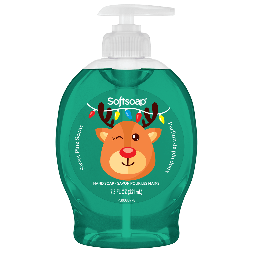 Softsoap Limited Edition Sweet Pine Liquid Hand Soap, Kitchen or Bathroom Hand Soap, 7.5 fl oz Pump Bottle