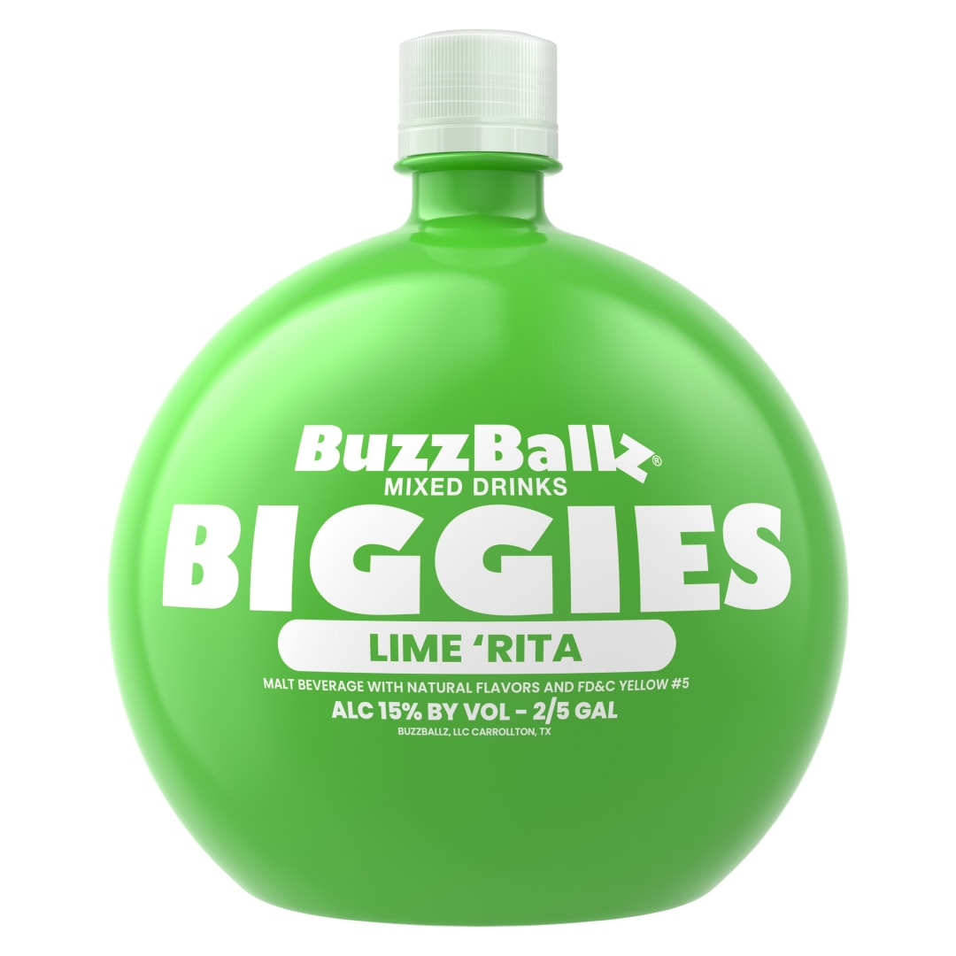 BuzzBallz Biggies Lime Rita Malt Cocktails 1.5l 30 Proof