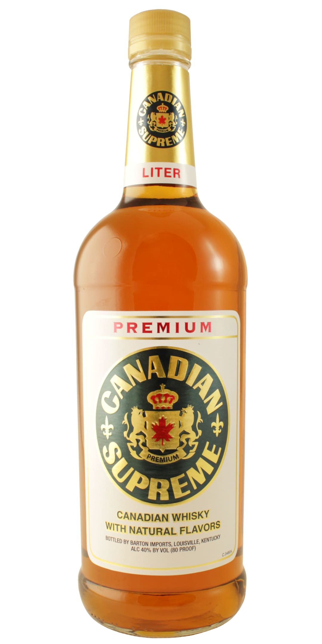 Canadian Supreme Canadian Whisky 1l 80 Proof