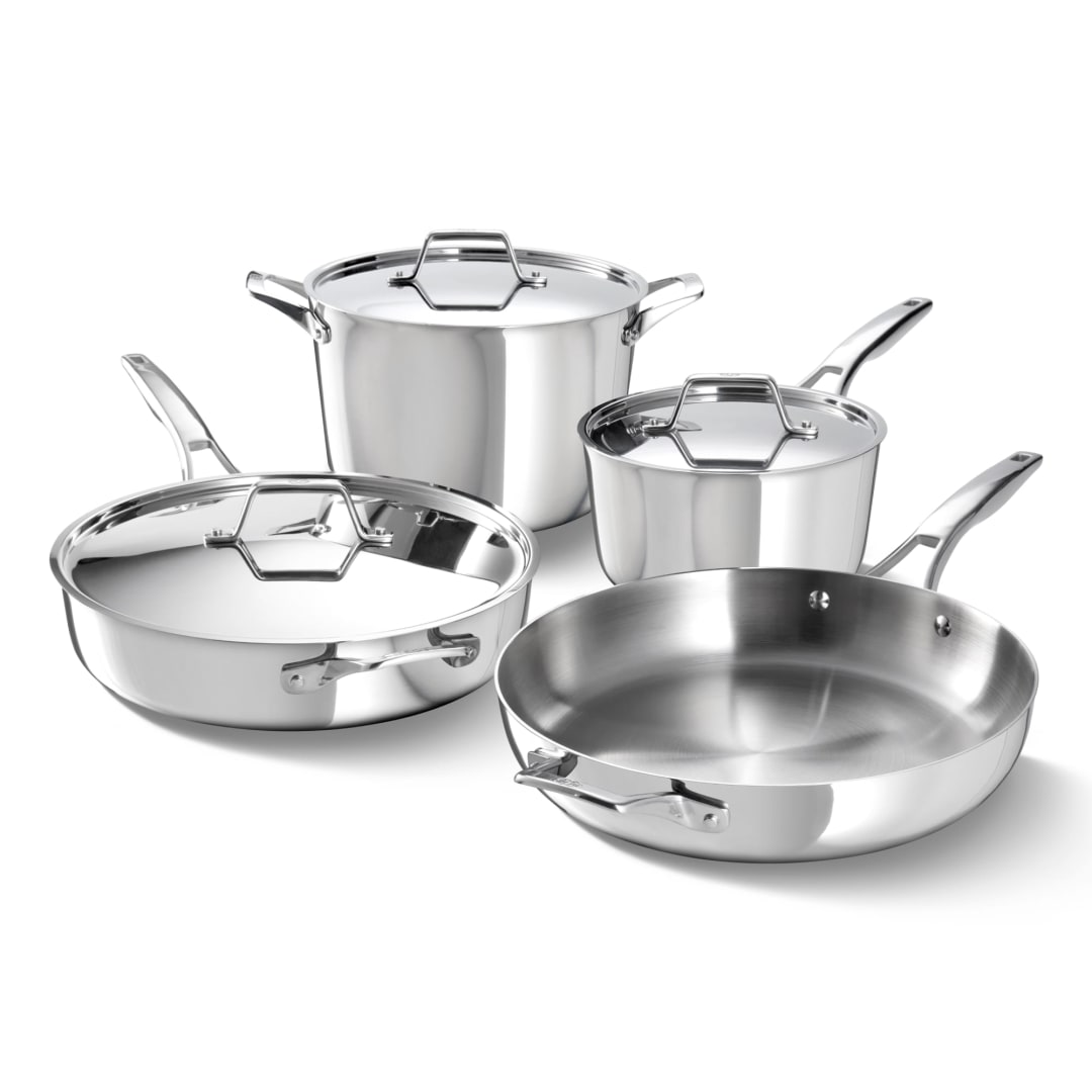 Premier Stainless Steel 7-Piece Cookware Set