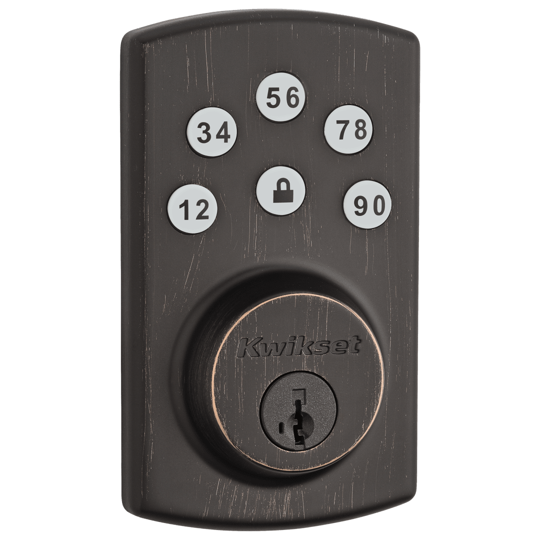 907 Powerbolt2® Electronic Deadbolt featuring SmartKey Security™ in Venetian Bronze