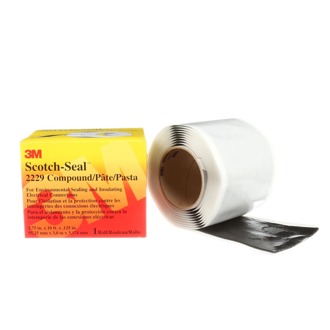 3M™ Scotch-Seal™ Mastixová páska 2229, 3-3/4 in x 10 ft, čierna, 1 kotúč/škatuľa, 8 kotúčov/balenie